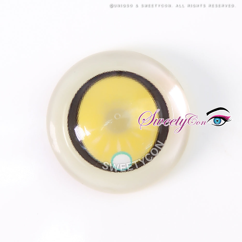 Sweety x Eyesinger Neon Eclipse Yellow (2 lenses/pack)-Colored Contacts-UNIQSO