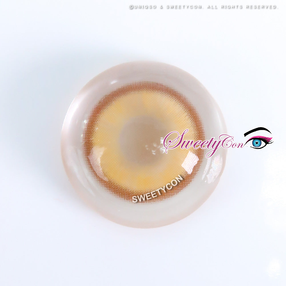 1 Day Sweety Star Tears Golden Brown (2 or 10 lenses/pack)-Colored Contacts-UNIQSO