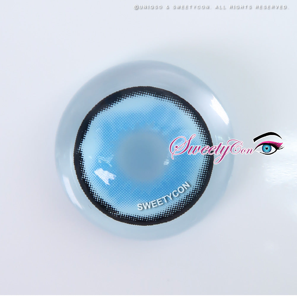 Sweety Crazy Platonic Blue (1 lens/pack)-Crazy Contacts-UNIQSO