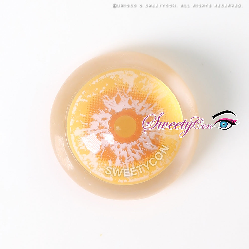 Sweety Crazy White Walker Yellow (1 lens/pack)-Crazy Contacts-UNIQSO