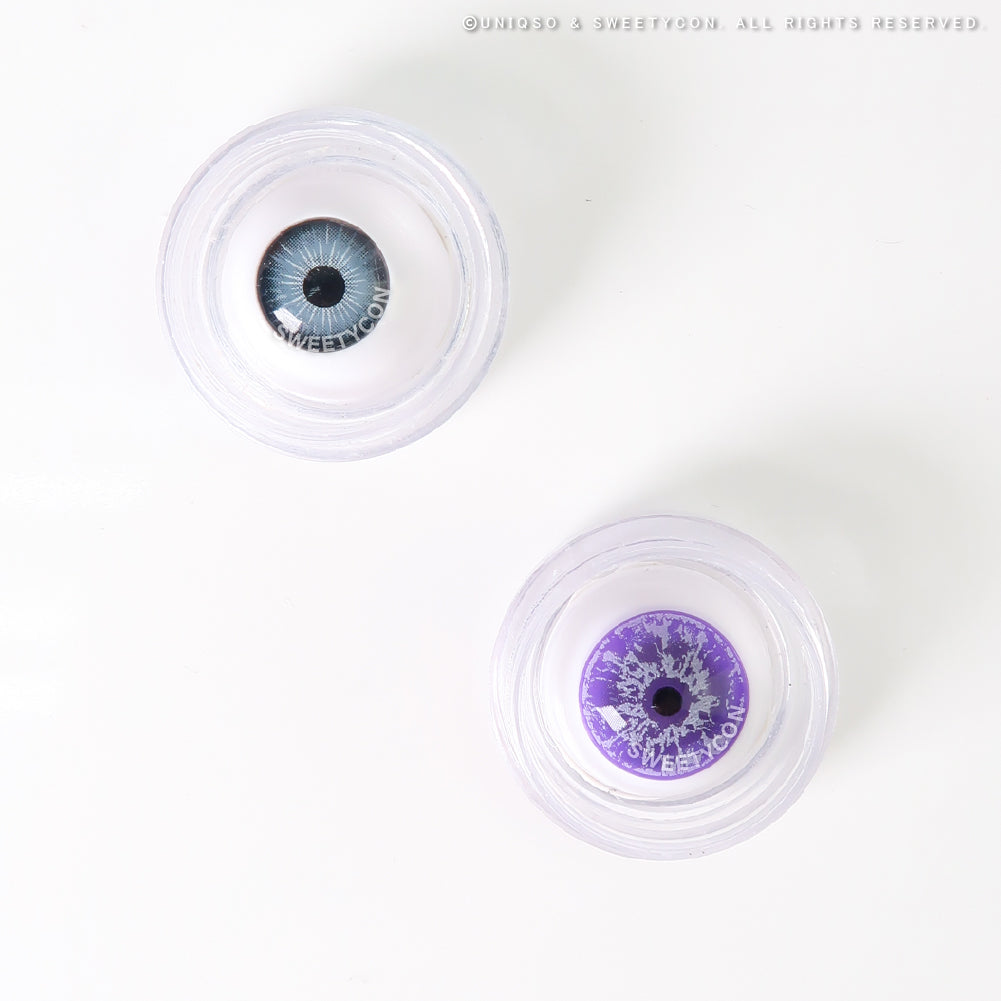 Sweety Crazy White Walker Violet (1 lens/pack)-Crazy Contacts-UNIQSO