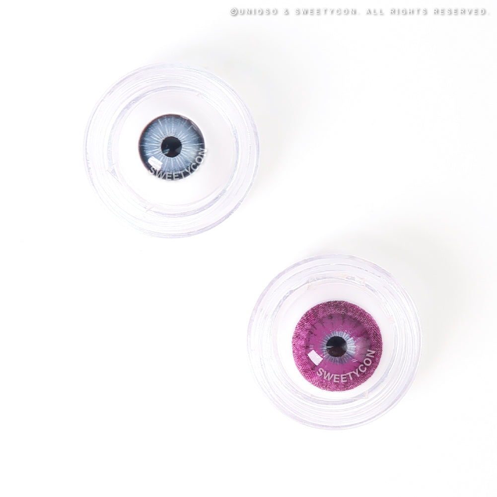 Sweety Mini Sclera Violet Devil (1 lens/pack)-Mini Sclera Contacts-UNIQSO