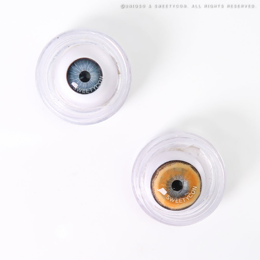 Sweety Mini Sclera Aquaman Yellow (1 lens/pack)-Mini Sclera Contacts-UNIQSO