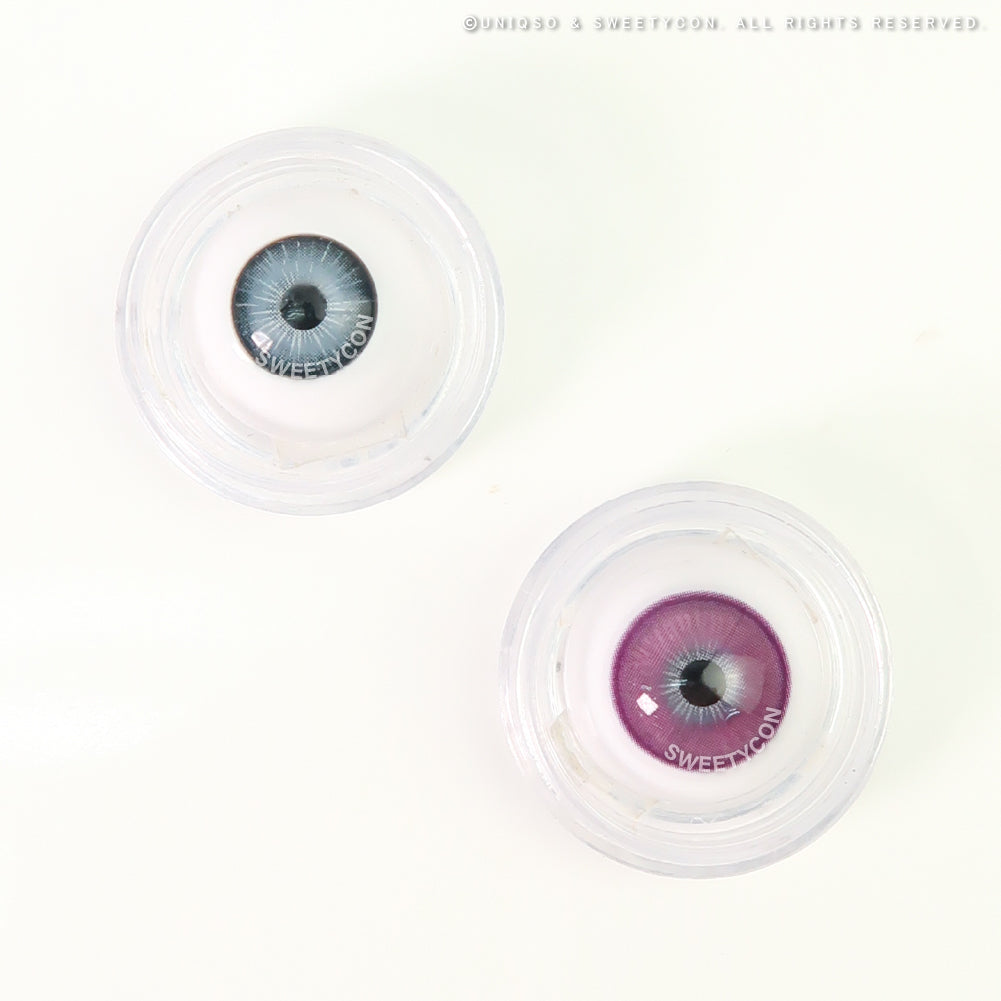 Sweety Halo Purple (1 lens/pack)-Colored Contacts-UNIQSO