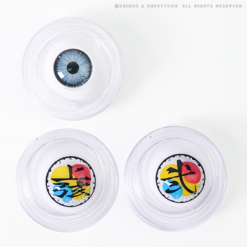 Demon Slayer Douma Eye Contacts - Limited Edition (2 lenses/pack)-Colored Contacts-UNIQSO