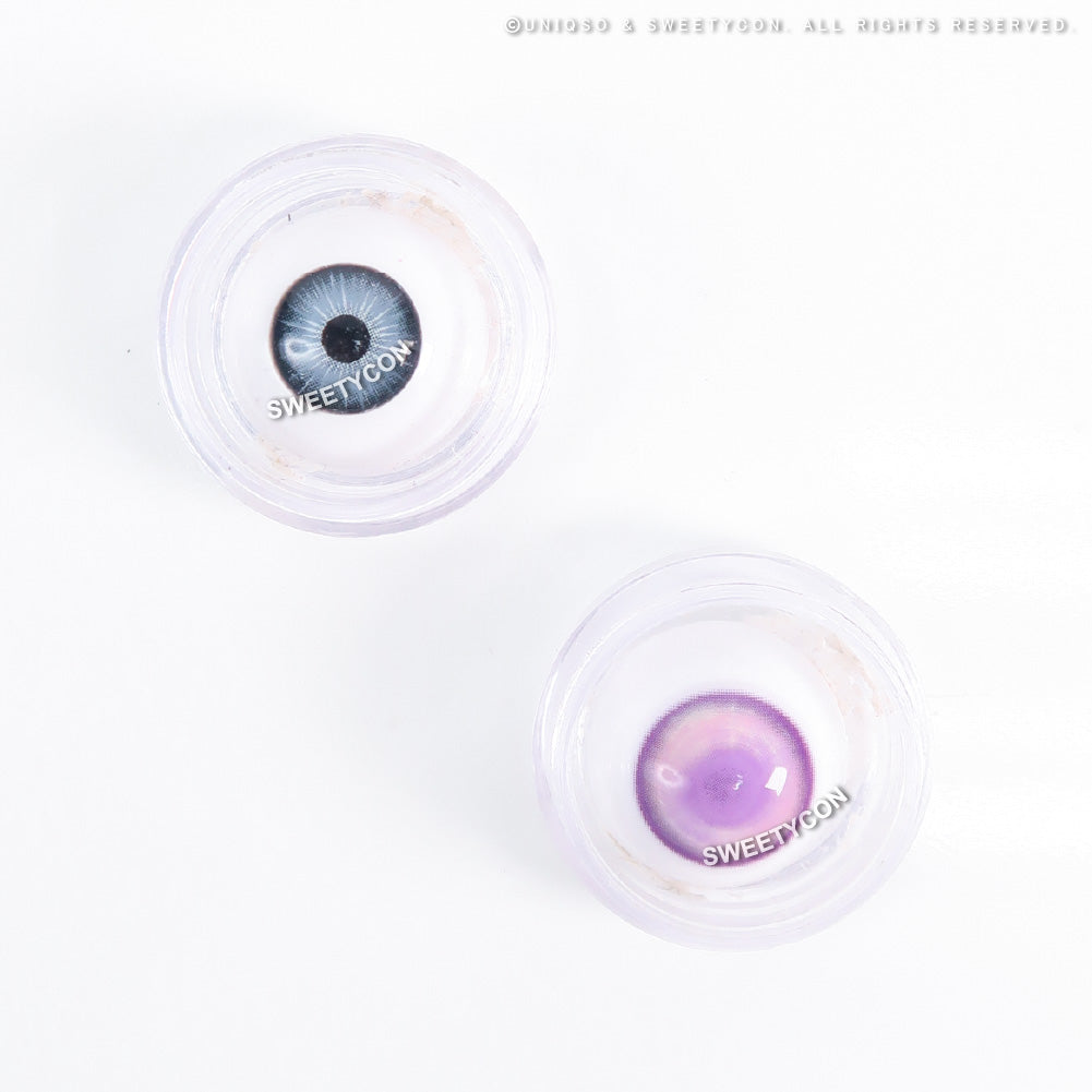 Sweety Delulu Violet (1 lens/pack)-Colored Contacts-UNIQSO