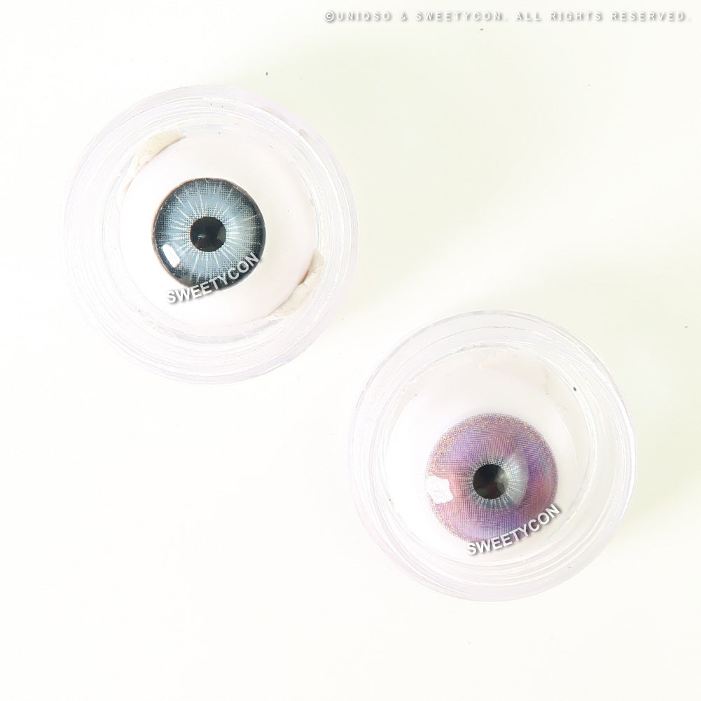 Sweety Lovejoy Violet (1 lens/pack)-Colored Contacts-UNIQSO