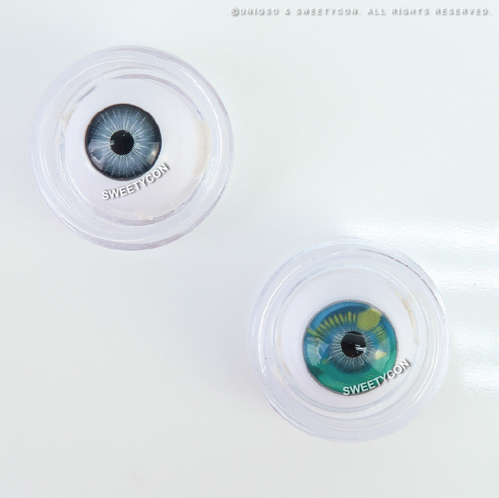 Sweety Anime Turquoise (1 lens/pack)-Colored Contacts-UNIQSO