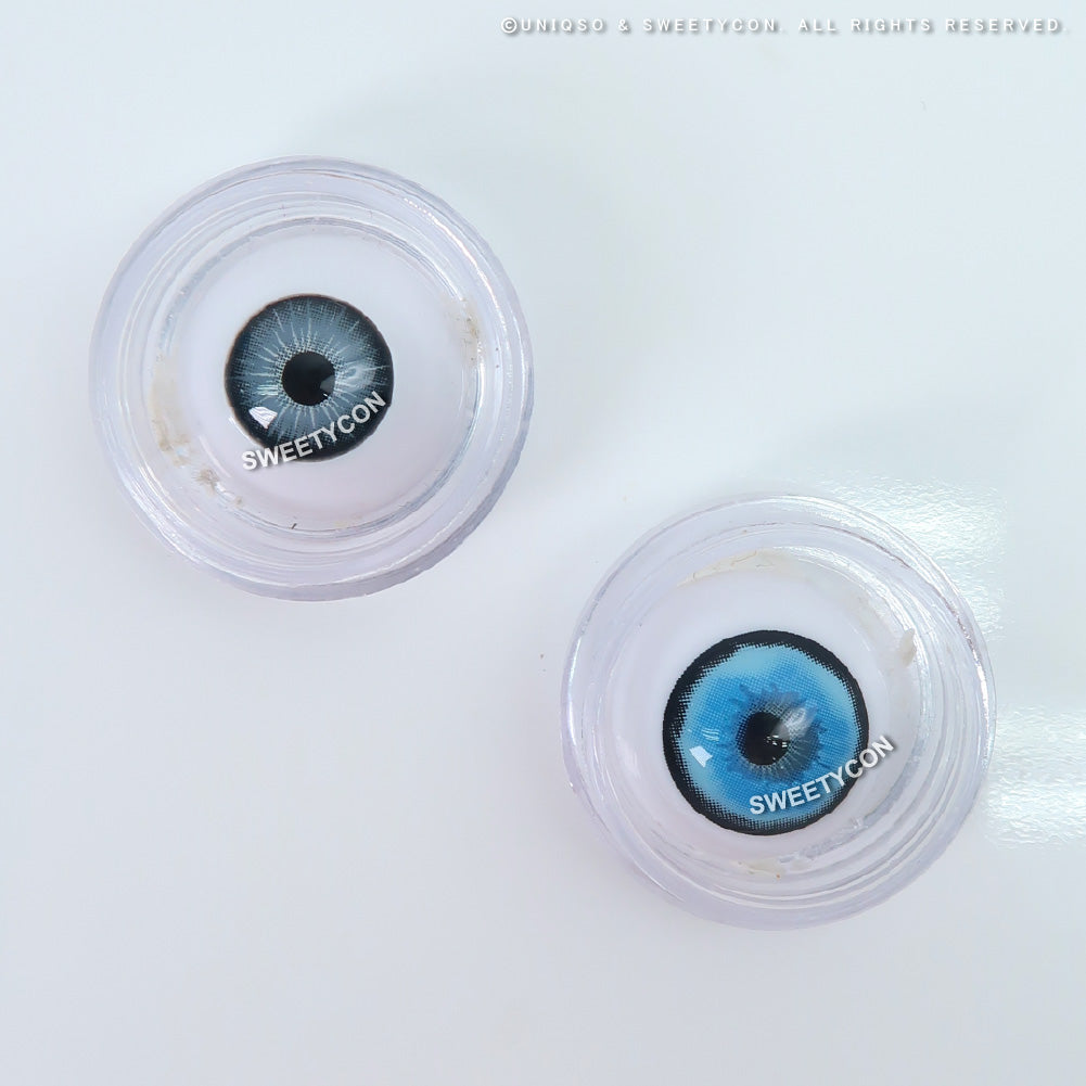 Sweety Crazy Platonic Blue (1 lens/pack)-Crazy Contacts-UNIQSO