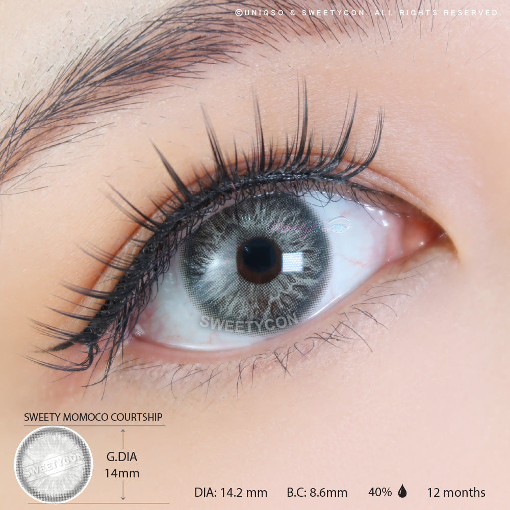 Sweety Momoco Courtship (1 lens/pack)-Colored Contacts-UNIQSO