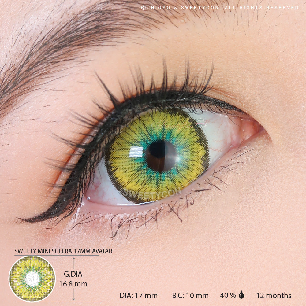 Sweety Mini Sclera Avatar (1 lens/pack)-Mini Sclera Contacts-UNIQSO