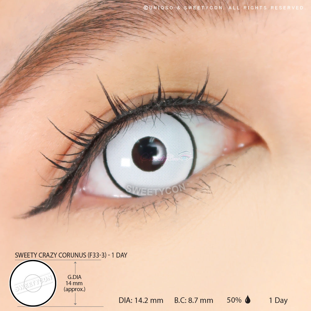 Sweety Crazy Corunus - 1 Day Disposable (1 lens/pack)-Crazy Contacts-UNIQSO