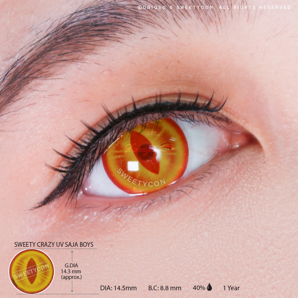 Sweety Crazy UV Saja Boys (1 lens/pack)-Crazy Contacts-UNIQSO