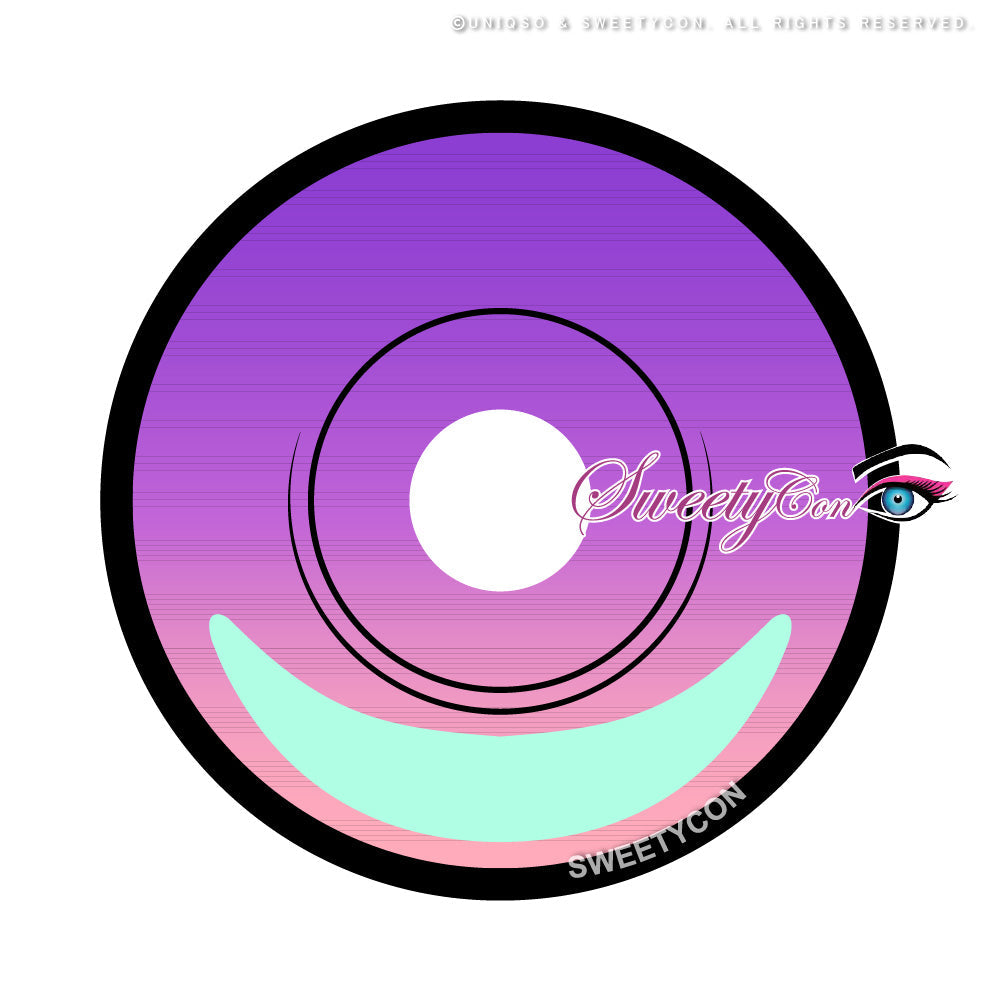 Sweety Crazy Cyberpunk Lucy V2 (1 lens/pack)-Colored Contacts-UNIQSO