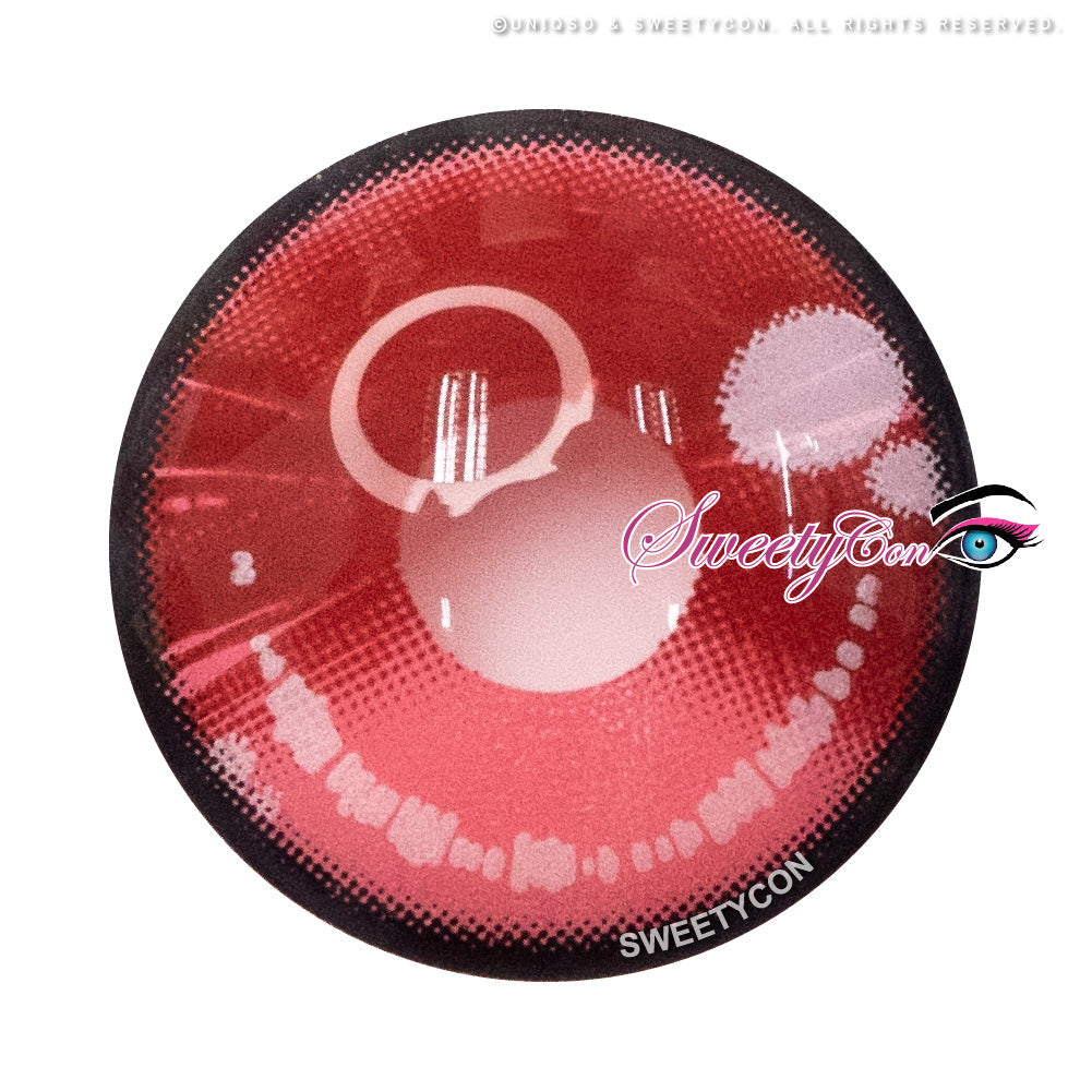 Sweety Anime 2 Red Pink (1 lens/pack)-Colored Contacts-UNIQSO