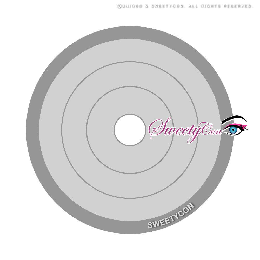 Sweety Crazy Rings Grey (1 lens/pack)-Crazy Contacts-UNIQSO