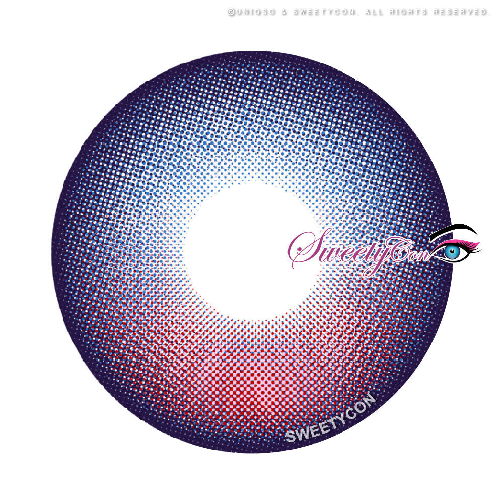 Sweety Frostfire Violet Pink (1 lens/pack)-Colored Contacts-UNIQSO