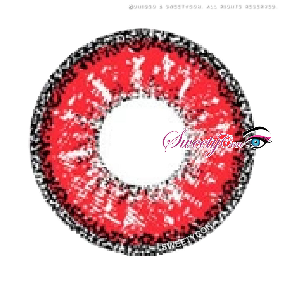 Sweety Crazy Zombie Red (1 lens/pack)-Crazy Contacts-UNIQSO