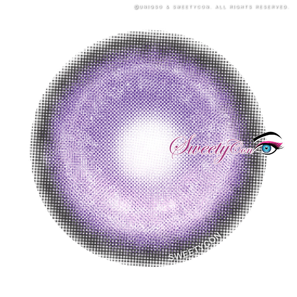 Sweety Koi Violet (1 lens/pack)-Colored Contacts-UNIQSO