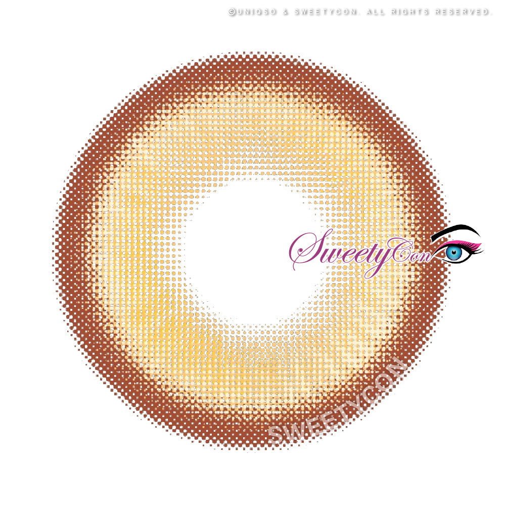 Sweety Halo Brown (1 lens/pack)-Colored Contacts-UNIQSO
