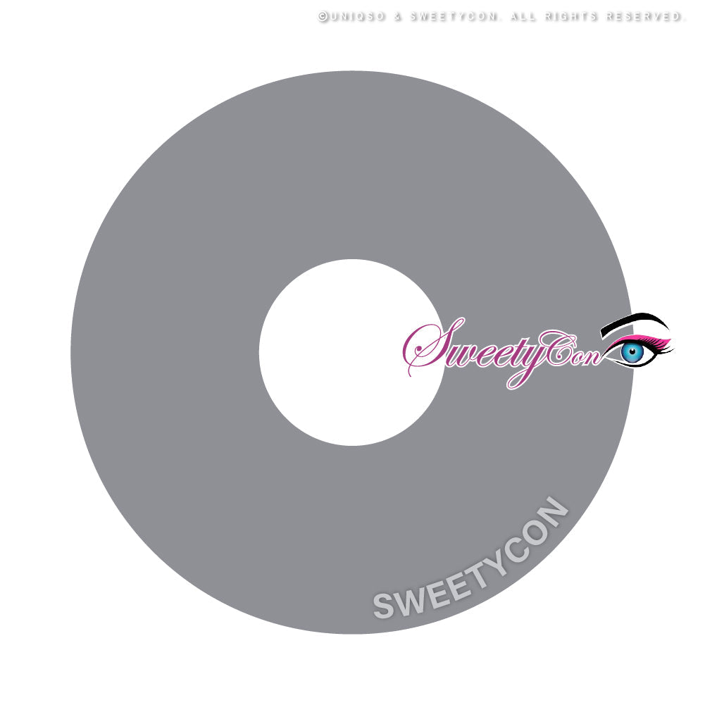 Sweety Mini Sclera Gray (1 lens/pack)-Mini Sclera Contacts-UNIQSO