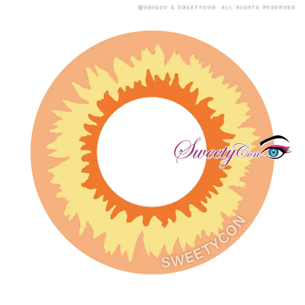 Sweety Crazy Sunrise (1 lens/pack)-Crazy Contacts-UNIQSO