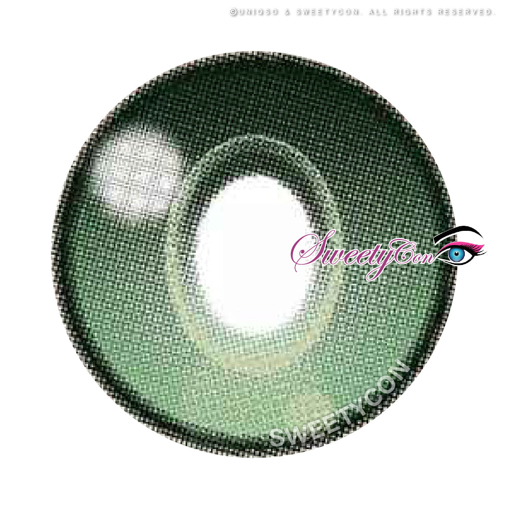 Sweety x Eyesinger Emerald Halo (2 lenses/pack)-Colored Contacts-UNIQSO