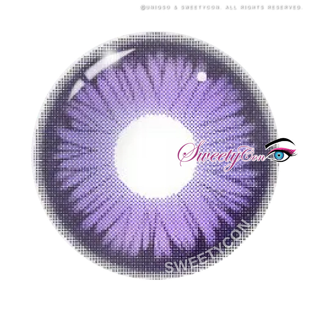 Sweety Mystic Wing Violet (1 lens/pack)-Colored Contacts-UNIQSO