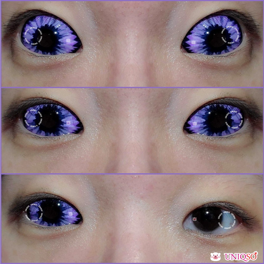 Sweety Violet Sclera Contacts - Elf Purple (1 lens/pack)-Sclera Contacts-UNIQSO