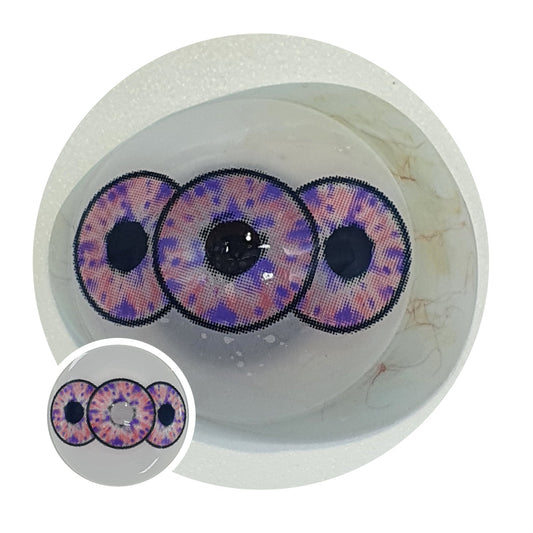 Sweety 22mm Triple Iris (1 lens/pack)-Sclera Contacts-UNIQSO