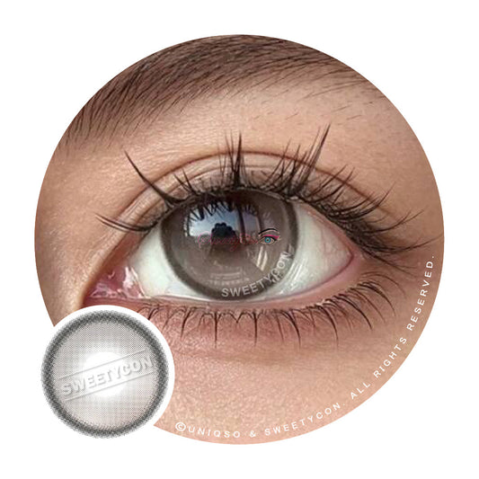 Sweety Frostveil Icy Grey (1 lens/pack)-Colored Contacts-UNIQSO