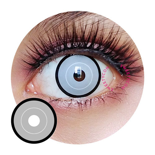 Sweety Mawaru Grey (1 lens/pack)-Colored Contacts-UNIQSO