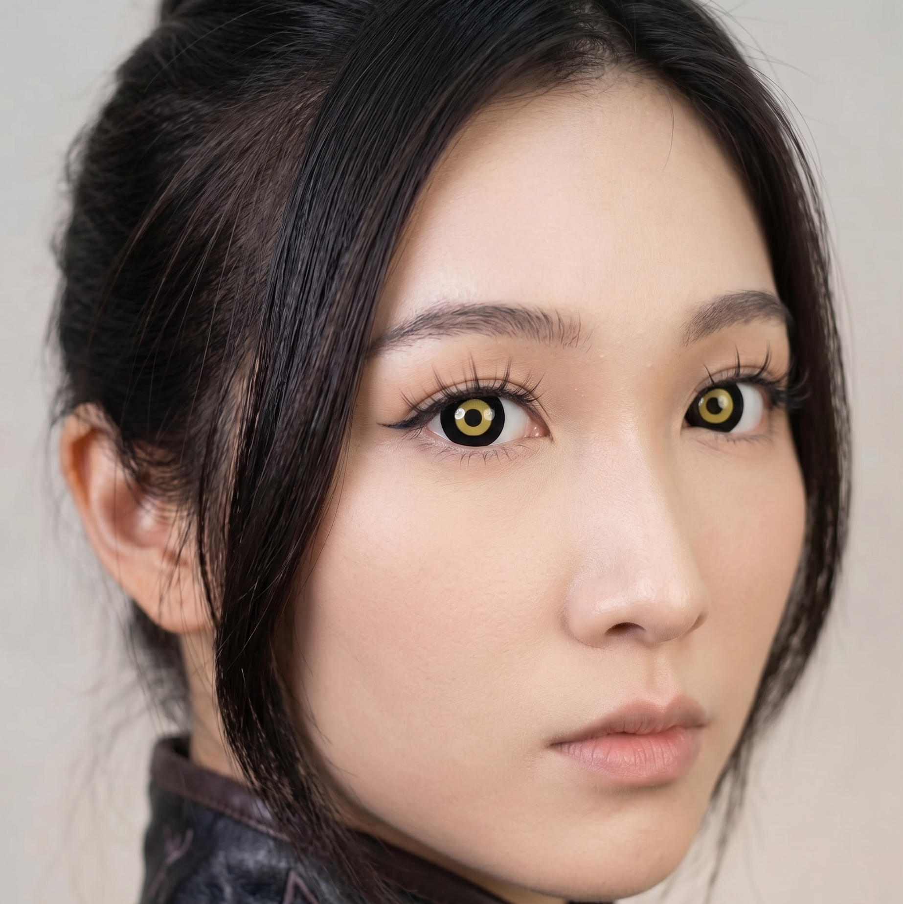 Sweety Mini Sclera Yellow Ghoul (1 lens/pack)-Mini Sclera Contacts-UNIQSO