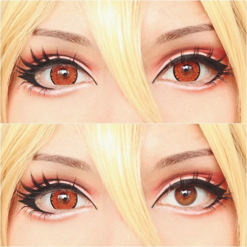 Sweety Queen Light Orange (1 lens/pack)-Colored Contacts-UNIQSO