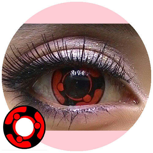 Sweety Madara Eternal Mangkeyo Sharingan (1 lens/pack)-Colored Contacts-UNIQSO