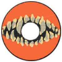 Sweety Sclera Contacts Jagged Teeth (1 lens/pack)-Sclera Contacts-UNIQSO