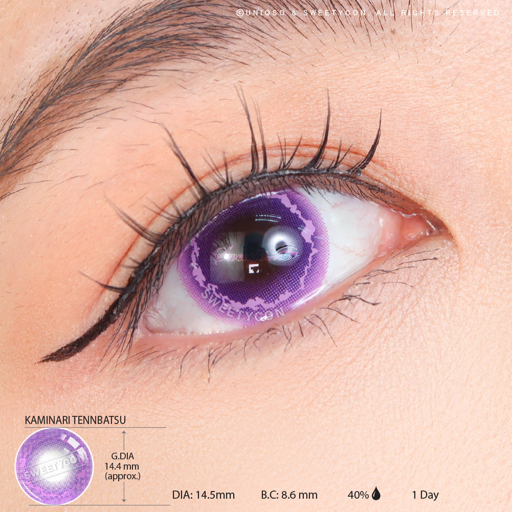 Sweety x Eyesinger 1 Day Kaminari Tennbatsu (2 lenses/pack)-Colored Contacts-UNIQSO