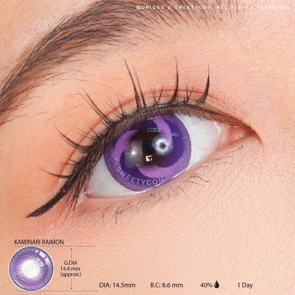 Sweety x Eyesinger 1 Day Kaminari Raimon (2 lenses/pack)-Colored Contacts-UNIQSO